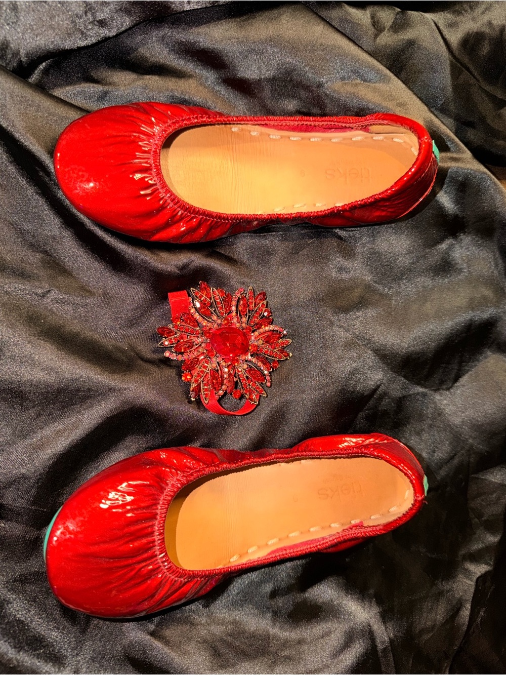 Rare original red diamond tieks in beautiful condition - Picture 7 of 7
